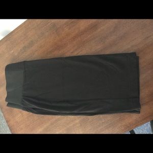 Black pencil skirt